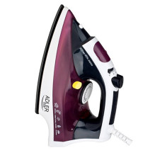 Adler AD 5022 Dry &amp; Steam iron Ceramic soleplate Purple, 2200 W