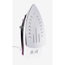 Adler AD 5022 Sausas ir garinis lygintuvas Keraminis padas Violetinis, 2200 W
