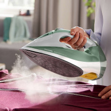 Philips 7000 series DST7012 / 70 iron Steam iron SteamGlide Plus soleplate 2600 W Green, Grey