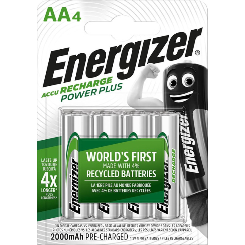 ENERGIZER įkraunama baterija POWER PLUS AA HR6 / 4 2000mAh