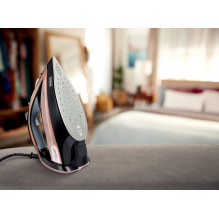 Tefal Ultimate Pure FV9845 lygintuvas Sausas ir garinis lygintuvas „Durilium Autoclean“ padas 3200 W Juoda, Vario spalvo