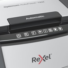Rexel Optimum AutoFeed+ 130X paper shredder Cross shredding 55 dB 22 cm Black, Silver Rexel Optimum AutoFeed+ 130X paper shredder Cross shredding 55 dB 22 cm Black, Silver