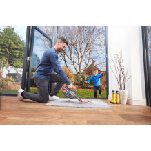 „Black Decker BHHV315J-QW“ rankinis dulkių siurblys, juodas, raudonas, be maišelio „Black Decker BHHV315J-QW“ rankinis dulkių siurblys, juodas, raudonas, be maišelio