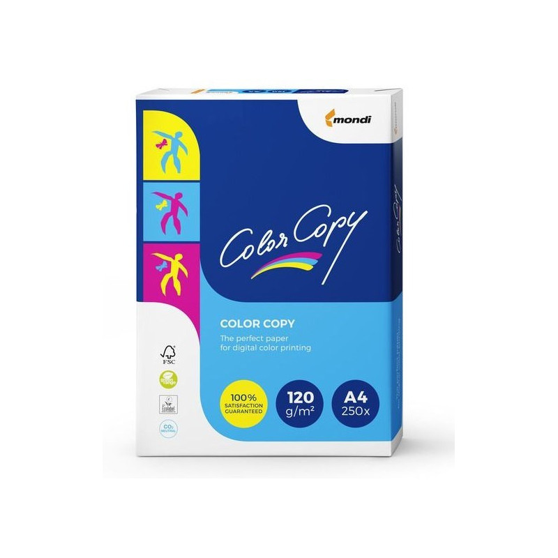 Paper copier office Mondi Color Copy 8687A12 (A4 120 g / m2 250 pcs. sheets paper white satin)