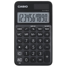 CASIO CALCULATOR POCKET SL-310UC-BK BLACK, 10 DIGIT DISPLAY CASIO CALCULATOR POCKET SL-310UC-BK BLACK, 10 DIGIT DISPLAY