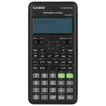 CASIO FX-82ESPLUS-2 SKAIČIUOTUVAS MOKSLINIS, 252 FUNKCIJOS, 77X162MM, JUODAS, DĖŽUTĖ