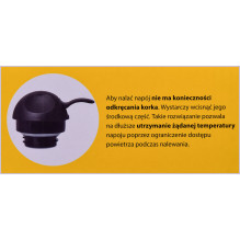 PROMIS plieninis ąsotis 2,0 l, kavos raštas