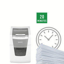 Leitz IQ Autofeed Small Office 100 automatinis dokumentų smulkintuvas P4 Leitz IQ Autofeed Small Office 100 automatinis dokumentų smulkintuvas P4