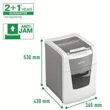 Leitz IQ Autofeed Small Office 100 Automatic Paper Shredder P4 Leitz IQ Autofeed Small Office 100 Automatic Paper Shredder P4