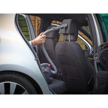 „Black Decker PD1200AV-XJ“ rankinis dulkių siurblys pilkas, oranžinis be maišelio