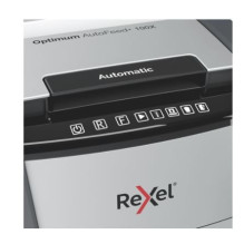 Rexel AutoFeed+ 100X automatinis dokumentų smulkintuvas, P-4, konfeti formos (4x28 mm), 100 lapų, 34 litrų talpos šiukšl