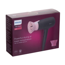 „Philips BHD350/10“ plaukų džiovintuvas, 2100 W, juodas, rožinis