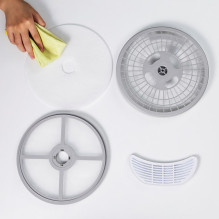 „GreenBlue GB405“ elektrinė drabužių džiovyklė, 830 W, 3 kg, mini kelioninė, ventiliuojama, laisvai pastatoma, tvirtinam