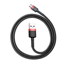 Laidas Micro USB Baseus Cafule 1.5A 2m (raudonas ir juodas) Laidas Micro USB Baseus Cafule 1.5A 2m (raudonas ir juodas)