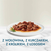 PURINA Gourmet Perle Mix - šlapias kačių ėdalas - 60 x 85 g