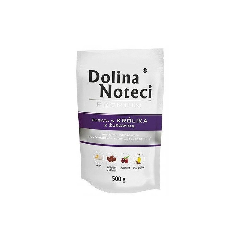 DOLINA NOTECI Premium Rich in rabbit with cranberries - Wet dog food - 500 g