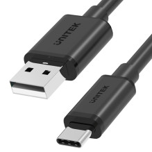 UNITEK KABEL USB USB-A — USB-C 50CM, Y-C481BK BLACK UNITEK KABEL USB USB-A — USB-C 50CM, Y-C481BK BLACK