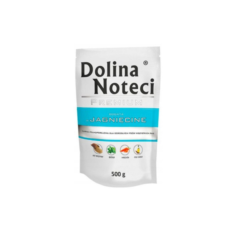 DOLINA NOTECI Premium - Šlapias šunų ėdalas su ėriena - 500 g