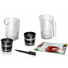 Bosch MESM500W sulčiaspaudė Lėtaeigė sulčiaspaudė 150 W Juoda, Balta