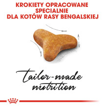 Royal Canin Bengalijos kačių sausas maistas suaugusioms katėms, 2 kg, su paukštiena ir daržovėmis.