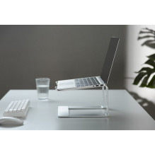 Gembird NBS-D1-01 laptop stand Aluminium, Silver 39.6 cm (15.6") Gembird NBS-D1-01 laptop stand Aluminium, Silver 39.6 cm (15.6")