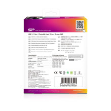 „Silicon Power Armor A60“ išorinis kietasis diskas, 5000 GB, juodas, žalias