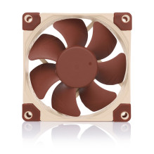 Noctua NF-A8 PWM kompiuterio aušinimo sistema Kompiuterio korpuso ventiliatorius 8 cm smėlio spalvos, ruda