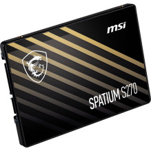 MSI Spatium S270 SATA 2.5 480GB 2.5" Serial ATA III 3D NAND MSI Spatium S270 SATA 2.5 480GB 2.5" Serial ATA III 3D NAND