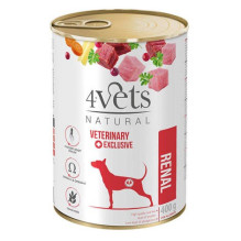 4VETS Natural Renal - šlapias šunų ėdalas - 400 g