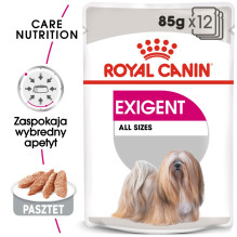 ROYAL CANIN Exigent šlapias šunų ėdalas paštetas 12x85 g ROYAL CANIN Exigent šlapias šunų ėdalas paštetas 12x85 g