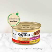 Gourmet Gold - Mišri jautiena ir vištiena 85 g