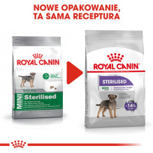 Royal Canin CCN MINI STERILISED sausas ėdalas suaugusiems šunims, 3 kg