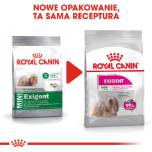 ROYAL CANIN Mini Exigent - sausas ėdalas išrankiems šunims - 1 kg