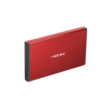 NATEC HDD DĖŽUTĖ RHINO GO (USB 3.0, 2,5', RAUDONA)