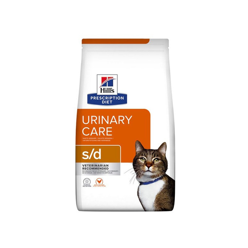 HILL'S PRESCRIPTION DIET Feline Urinary Care s / d Dry cat food Chicken 3 kg