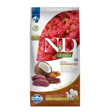 FARMINA ND Quinoa Dog SkinCoat VenisonCoconut Adult MediumMaxi - sausas šunų ėdalas - 7 kg FARMINA ND Quinoa Dog SkinCoat VenisonCoconut Adult MediumMaxi - sausas šunų ėdalas - 7 kg