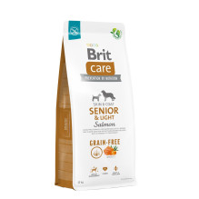 BRIT Care SeniorLight lašiša - sausas šunų ėdalas - 12 kg