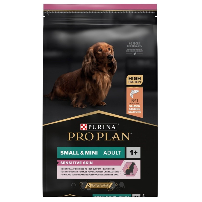Purina PRO PLAN Small Mini Adult Sensitive Skin 7 kg lašiša