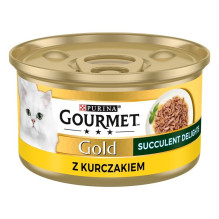 PURINA Gourmet Gold Succulent Delights Chicken - wet cat food - 85g PURINA Gourmet Gold Succulent Delights Chicken - wet cat food - 85g