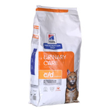 HILL\'S PRESCRIPTION DIET Feline c/d Urinary Care Multicare sausas kačių ėdalas su vištiena, 8 kg