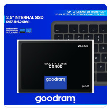 „Goodram CX400“ 2 kartos 2,5 colio 256 GB Serial ATA III 3D TLC NAND