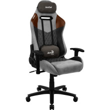 Aerocool DUKE AeroSuede universali žaidimų kėdė juoda, ruda, pilka