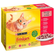 Friskies Mix meat - wet cat food - 12 x 85 g