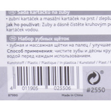Trixie dantų šepetėlis, 2 vnt. 2550 Trixie dantų šepetėlis, 2 vnt. 2550