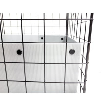 C&amp;C Modular cage 3x2 110x75 cm guinea pig, hedgehog, silver grey
