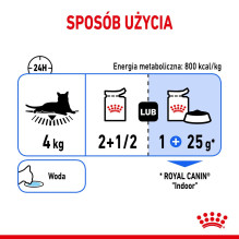 ROYAL CANIN Indoor Sterilized - Šlapias ėdalas suaugusioms katėms - Gabalėliai padaže 12 x 85 g