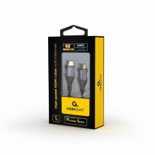 Gembird CCBP-HDMI-1M HDMI cable HDMI Type A (Standard) Grey Gembird CCBP-HDMI-1M HDMI cable HDMI Type A (Standard) Grey