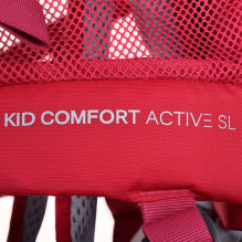 Deuter Kid Comfort Active SL kūdikio nešioklė, poliamidas, raudona