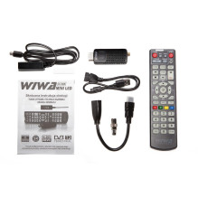 DVB-T / T2 WIWA H.265 MINI LED imtuvas DVB-T / T2 WIWA H.265 MINI LED imtuvas