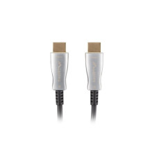 Lanberg CA-HDMI-20FB-0300-BK optinis kabelis HDMI M / M 30m v2.0 4K Lanberg CA-HDMI-20FB-0300-BK optinis kabelis HDMI M / M 30m v2.0 4K